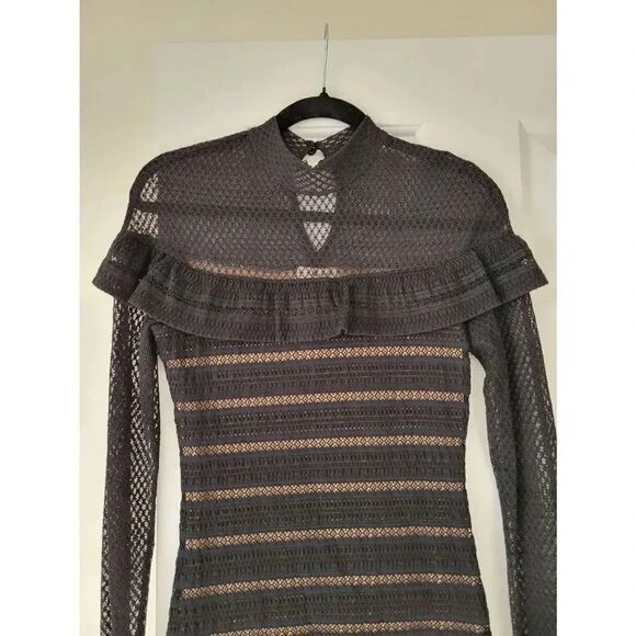 Nightcap mariabella black lace ruffle dress 2 - Picture 4 of 12